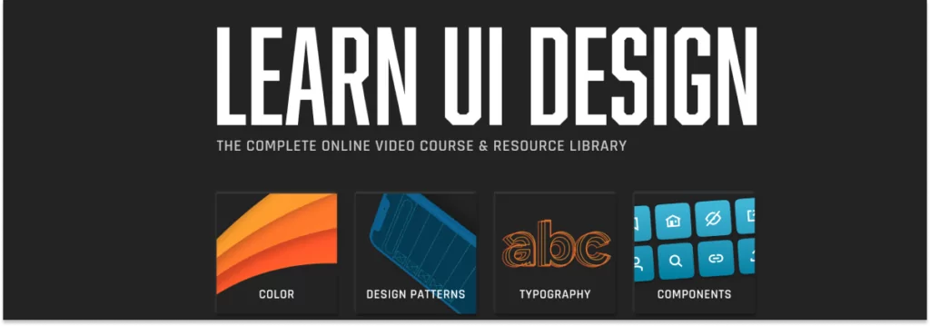 A screenshot from the Learn.UI Design website