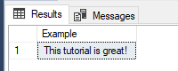 ISNULL SQL tutorial