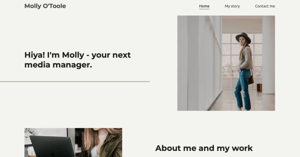 Julia Babicheva social media portfolio