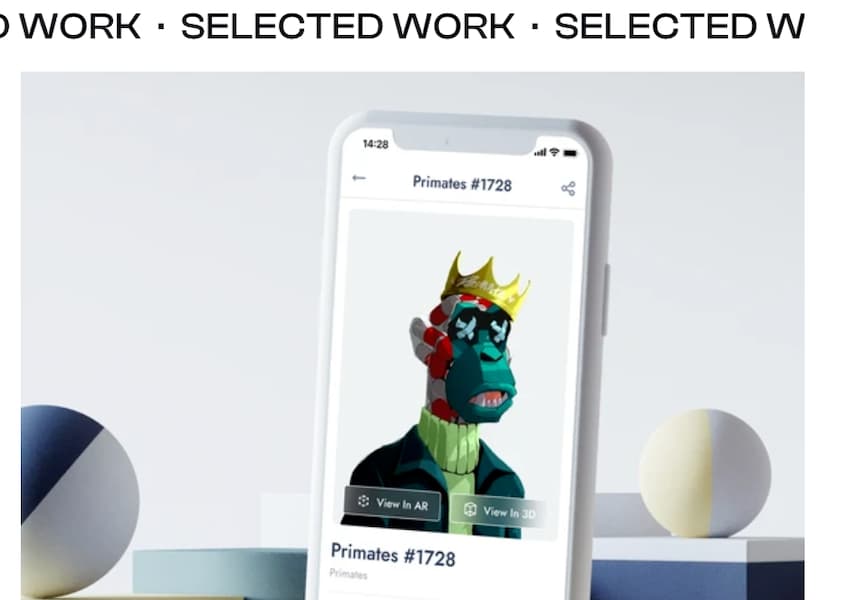 A screenshot from Mide Ajaye's product design portfolio page.