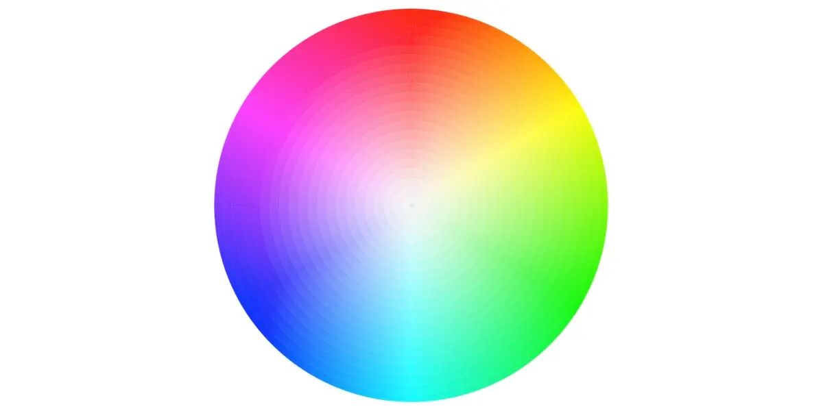 A color wheel